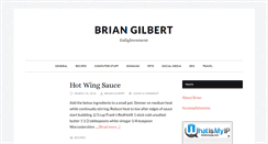 Desktop Screenshot of briangilbert.com